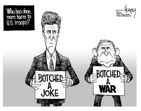 Who botched a war?