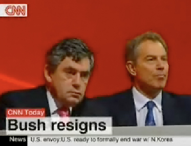 Bush resigns???