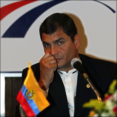 Rafael Correa--yummy president