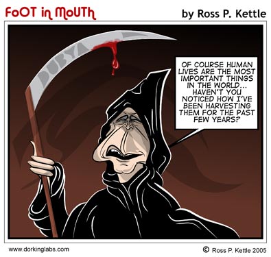 Dubya, the Grim Reaper