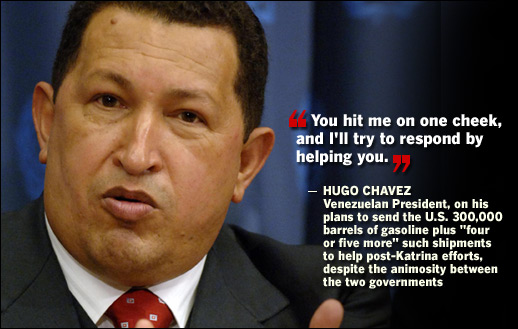 Hugo Chavez on Katrina