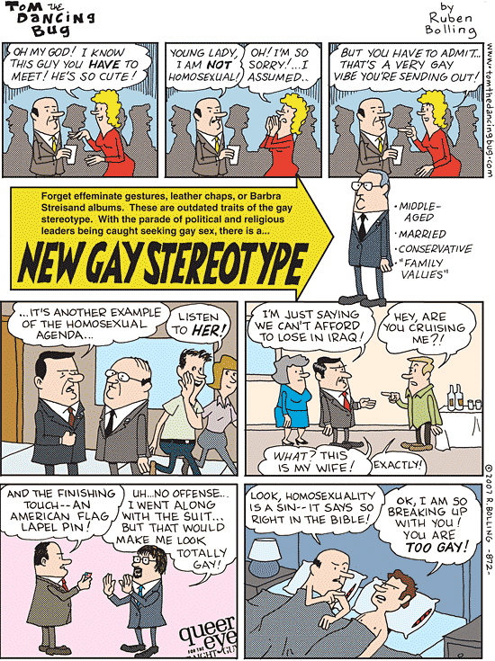 The new gay stereotype